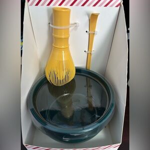 Yellow and Green Matcha Tea Set